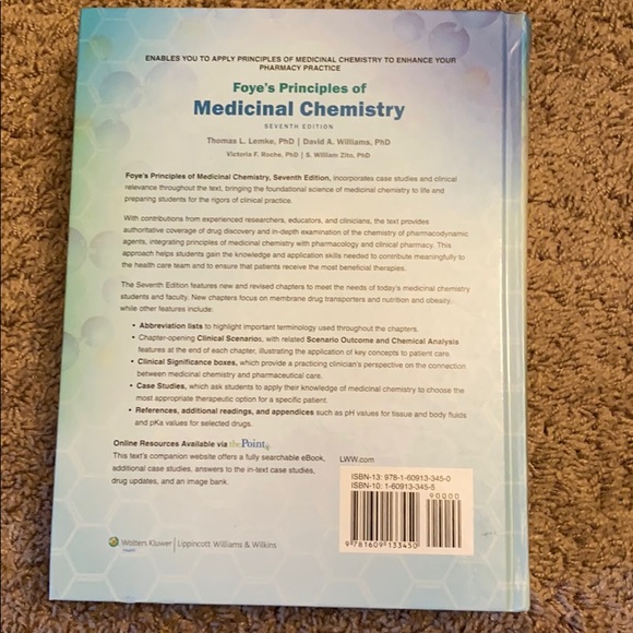 Foye’s Principles of Medicinal Chemistry - Picture 3 of 3